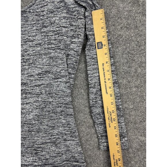 Athleta Sweater Womens Small Gray Long Sleeve Lightweight Open Back Pullover Top - Picture 3 of 7